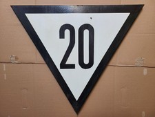 DR Reichsbahn Schild Emaille