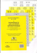 DürckheimRegister BMF-Lohnsteuerhandbuch/EStG. Fachassistent LOHN + GEHALT: 141 
