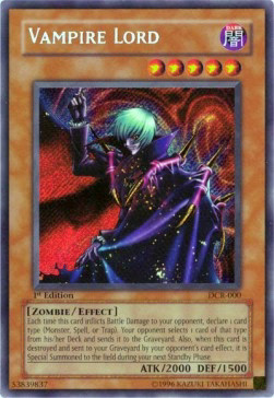 Yugioh vampire lord - yugioh, (v.1)