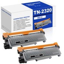 2 XXL TONER für BROTHER TN2320 HL-L2300D L2340DW L2360DN MFC-L2700DW L2720DW.