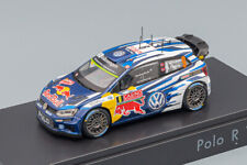 SPARK 1:43 VW POLO R WRC 2015 A. MIKKELSEN & O. FLOENE (NORWAY) #9 - NEU / NEW