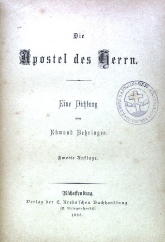Die apostel des herrn - herrn;, eine