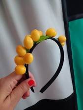 Haarband Damen Haarreif OLIVE Stirnband Haarschmuck Vintage Perlen  OKTOBERFEST