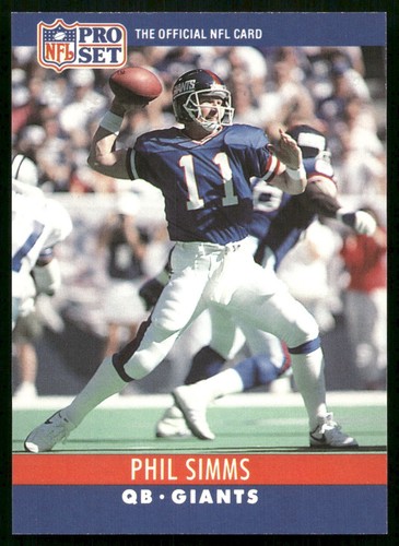 Phil simms 1990 - simms, set
