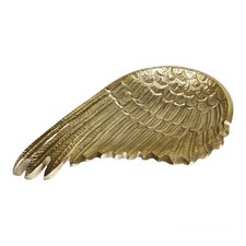 Dekoschale Flügel 26cm gold
