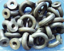 25 Ringmuttern M10 DIN 582 mit Öse 20 mm