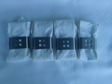  Serviettenringe Edelstahl - mit Stoffservietten -4 Stück,-Neu -ungebraucht