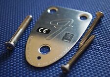 . Fender Vintera Road Worn 70s Telecaster Deluxe  NECK PLATE Chrome 1970s, „F"
