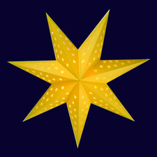 ❀ Leuchtstern Gelb Sterne