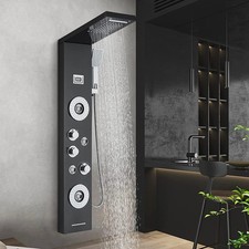 Duschpaneel Edelstahl LED