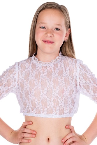 Dirndlbluse kinder velina - dirndlbluse,