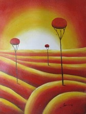 Magische Bäume Ölmalerei