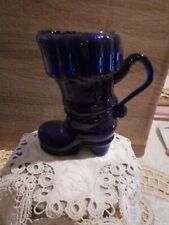 Glasstiefel ,blaues  Glas
