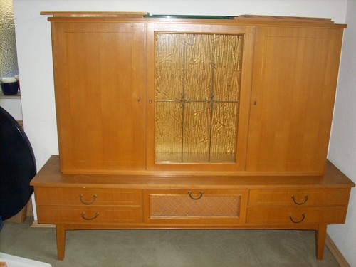 Wohnzimmerschrank 60er jahre - 60er,