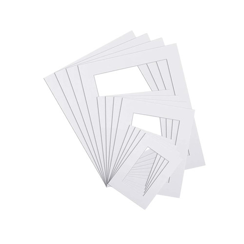 Passepartout karton set - set, 12