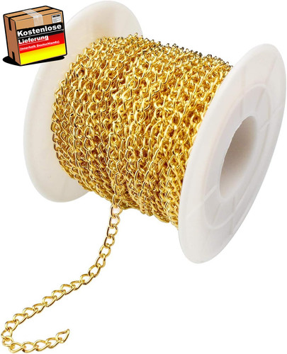 Diy schmuckkette 20m gold - schmuckkette,