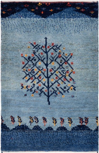 Perser gabbeh teppich blau - teppich,