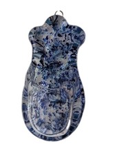 Weihwasserbecken Aus Murano Glas Blau  14 cm