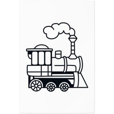 Silhouette Lokomotive