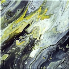 Pouring Art Acryl Bild Fluid