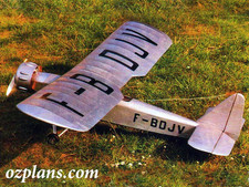 Salmson D6 Parasol 57" WS RC