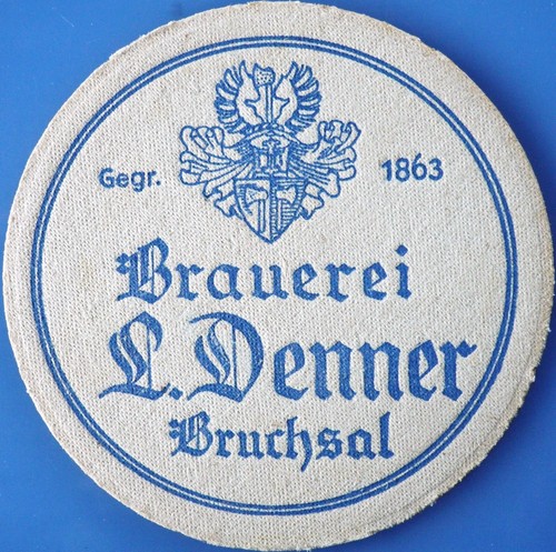 Alter bierdeckel brauerei - alter, l