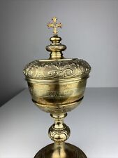 Ziborium Messkelch Hostien Gefäß Behälter Altar Sakral Kirche Antik 19. Jhd