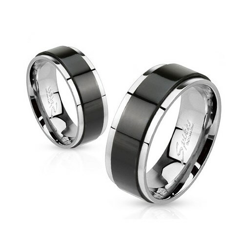 Herren damen edelstahl ring - herren,