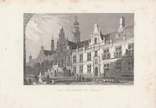 c1850 Rathaus in Leiden