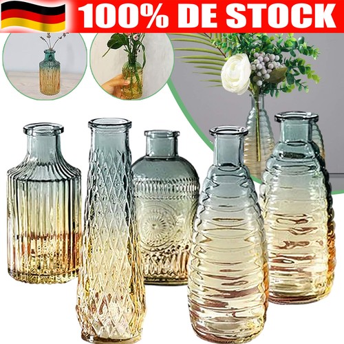 Bunte glasvasen klein set - klein,