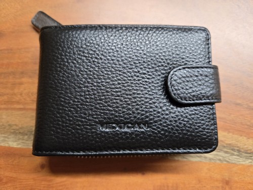 Unisex leder portemonnaie - leder,