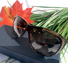 Original DIESEL Sonnenbrille Schildpatt braun + Nieten DS030086 DB 61013120 NEU