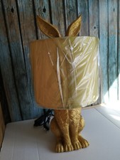 Tischleuchte Hase 42cm gold