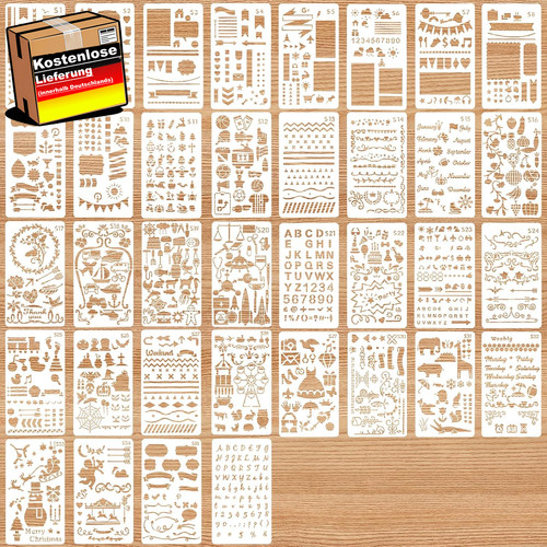Stück malerschablonen set - stück,