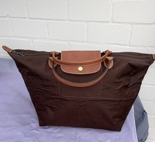 Longchamp le Pliage Damentasche Dunkelbraun Größe L Original
