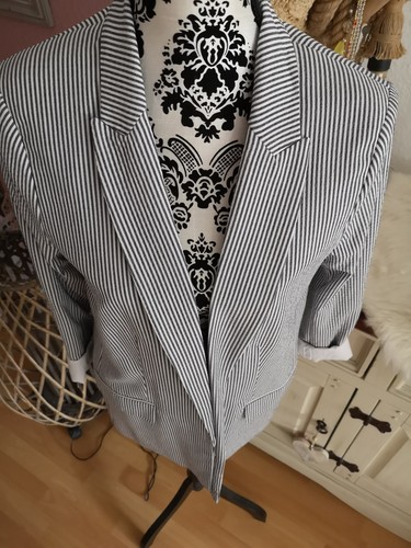 Blazer gestreift blau - h&m,
