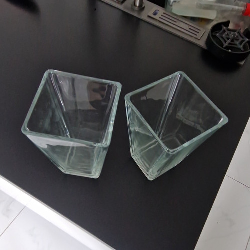 2er set glasvasen eckig - 2er-set,