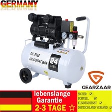 Flüsterkompressor Kompressor 24L Druckluftkompressor 10 bar 69dB 220 L/min 1,1KW