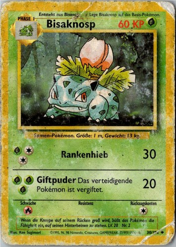 Pokemon bisaknosp 102 base - pokemon,