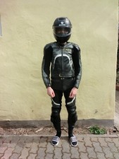 Motorradkombi FLM zweiteilig 48 Kangaroo Känguru Leder