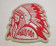 Indian Motorcycle Indianer Aufnäher / Patch aus den 80`ziger Jahren rar