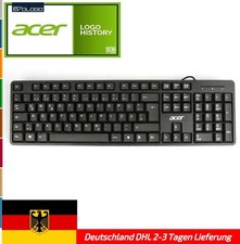 Acer Tastatur PC Keyboard mit Kabel Deutsche, USB Computer Keyboard Universal 