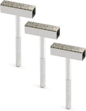 QWORK 3 Stück Schleifstein Abrichter, Diamant-Schleifscheibenabrichter zum Schle