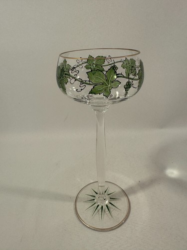 Jugendstil glas weinlaub - glas,