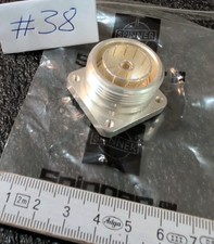 SPINNER / SUHNER HF STECKER BUCHSE 7-16 GERADE 50 Ω BN 954503 VERSILBERT OVP
