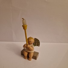 Wendt und Kühn Engel Alt Fackelträger Selten Sammeln Rar- originale Kerze 1930