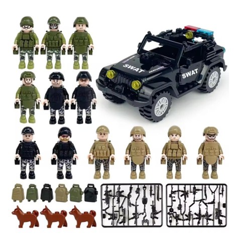 Moc jeep soldaten - 12,
