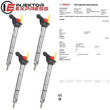 4x 0445116059 Bosch Einspritzdüse Injektor Citroen Fiat Iveco Daily 1609848980