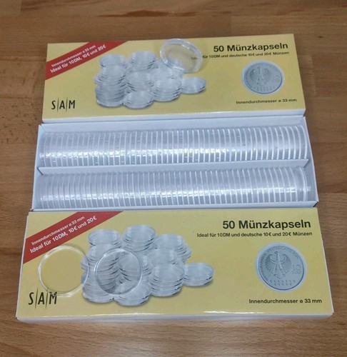 Münzkapseln für euro - münzkapseln, 10+20