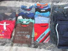 Konvolut Paket Jungen Kurzarm 92 98 Shirts Shorts versch. Marken  20 + 4 Teile
